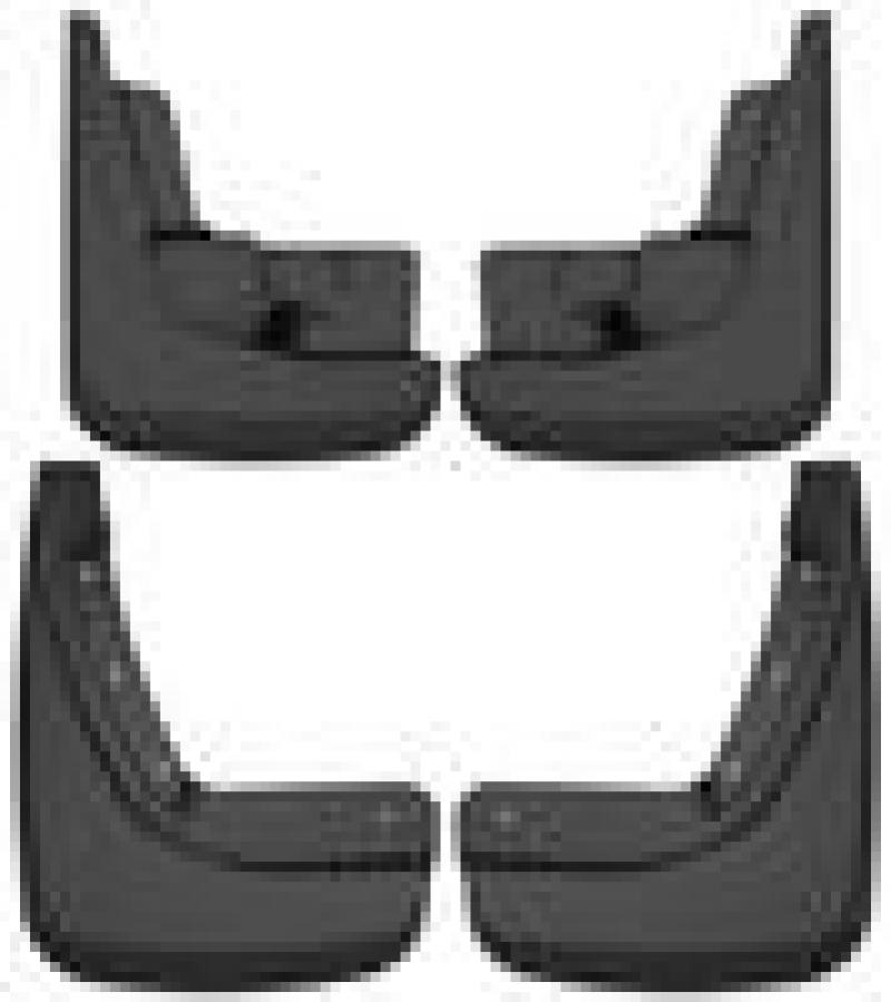 Ford Explorer Mud Guards - Front + Rear - Husky Liners - FormFit Design - Black - `20-`21